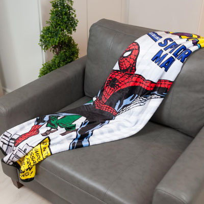 Marvel Spider-Man Amazing Fantasy Fleece Unisex Throw Blanket