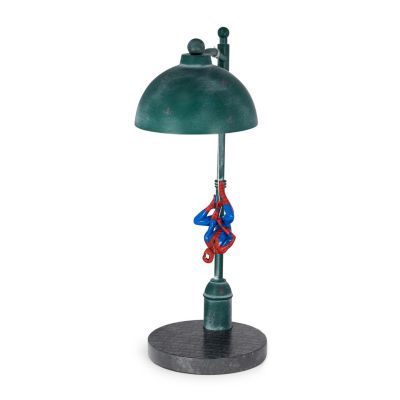 Marvel Street Lamp With Spiderman Figure 16 Inch Led Desk Lamp