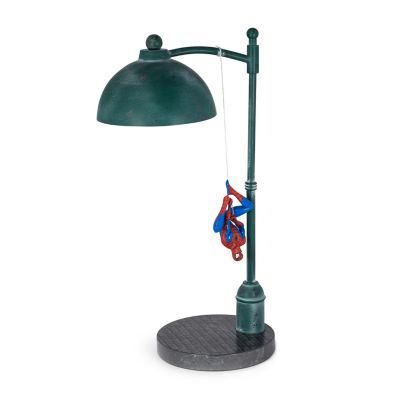 Marvel Street Lamp With Spiderman Figure 16 Inch Led Desk Lamp