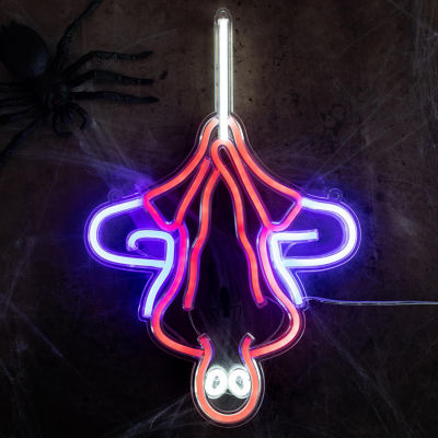 Marvel Spider-Man Hanging Led Neon Wall Light Lamp