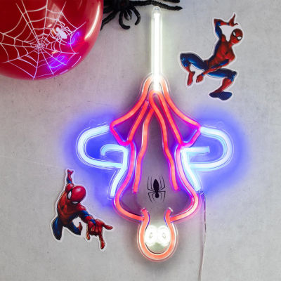 Marvel Spider-Man Hanging Led Neon Wall Light Lamp