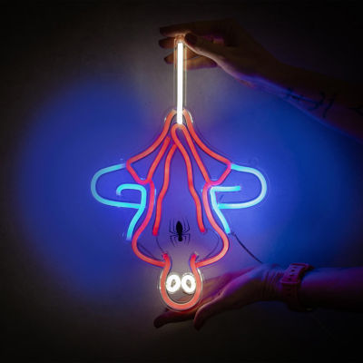 Marvel Spider-Man Hanging Led Neon Wall Light Lamp