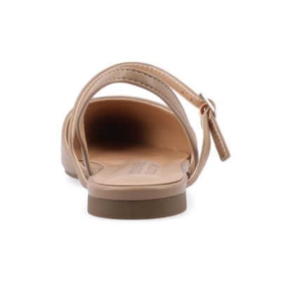 Journee Collection Martine Womens Pointed Closed Toe Ballet Flats