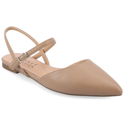 Journee Collection Martine Womens Pointed Closed Toe Ballet Flats