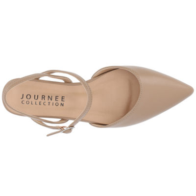 Journee Collection Martine Womens Pointed Closed Toe Ballet Flats