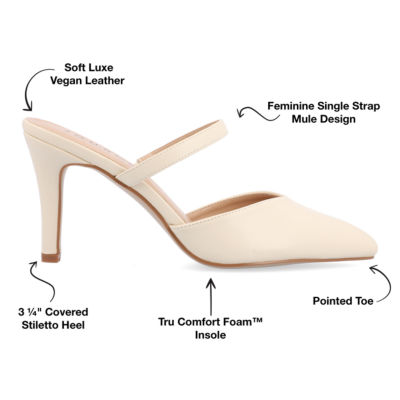 Journee Collection Yvon Womens Pointed Closed Toe Stiletto Heel Pumps
