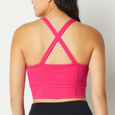 Arizona Womens Juniors U Neck Sleeveless Active Tank Top