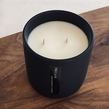 Z CANDLES 12 Oz Two Wick Birch + Pepper Scented Jar Candle, One Size, Black