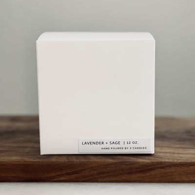 Z CANDLES 12 Oz Lavender + Sage 2-Wick Scented Jar Candle