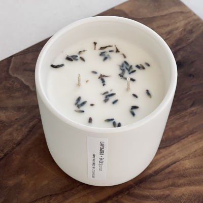 Z CANDLES 12 Oz Lavender + Sage 2-Wick Scented Jar Candle