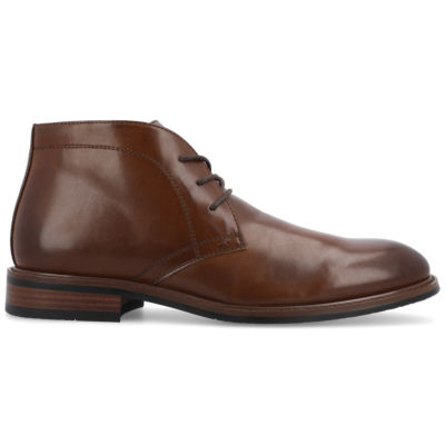 Vance Co Mens Linus Flat Heel Chukka Boots