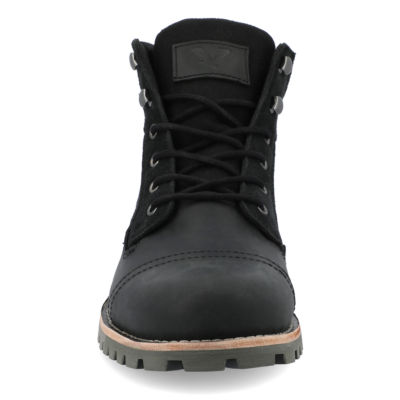 Territory Mens Brute Flat Heel Lace-Up Boots