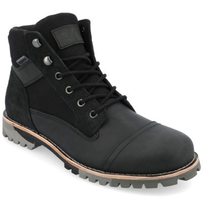 Territory Mens Brute Flat Heel Lace-Up Boots