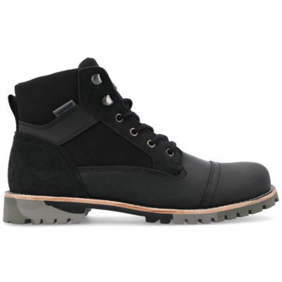 Territory Mens Brute Flat Heel Lace-Up Boots