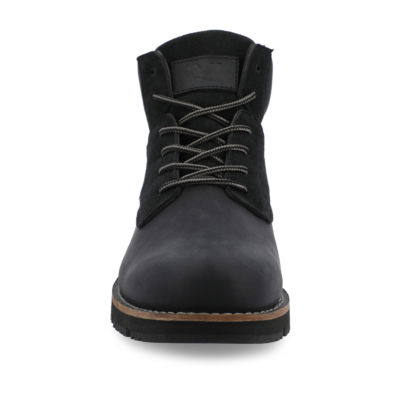 Territory Mens Range Flat Heel Lace-Up Boots