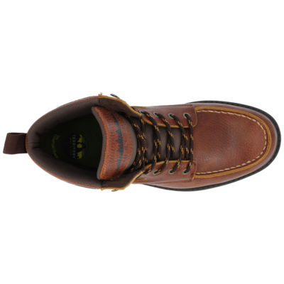 Territory Mens Timber Flat Heel Lace-Up Boots