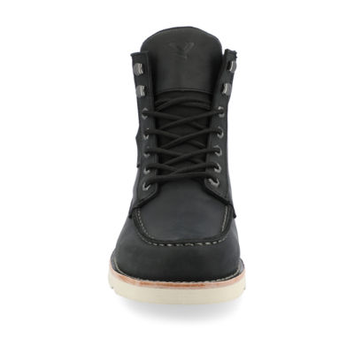 Territory Mens Venture Flat Heel Lace-Up Boots
