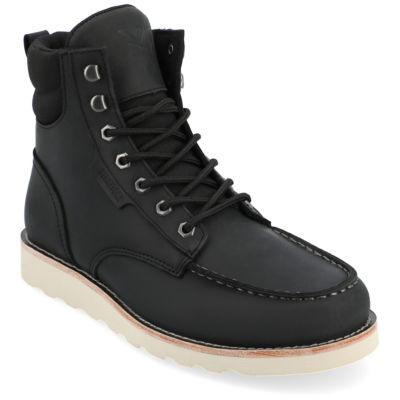 Territory Mens Venture Flat Heel Lace-Up Boots