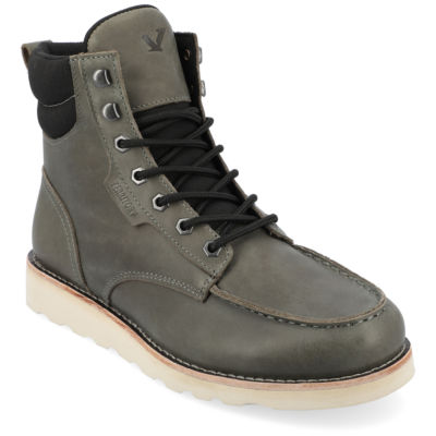 Territory Mens Venture Flat Heel Lace-Up Boots