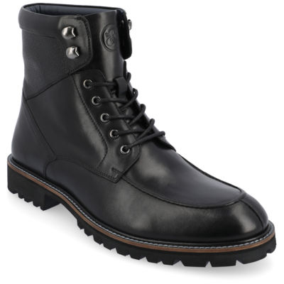 Thomas And Vine Mens Legacy Flat Heel Lace Up Boots, Color: Black - JCPenney