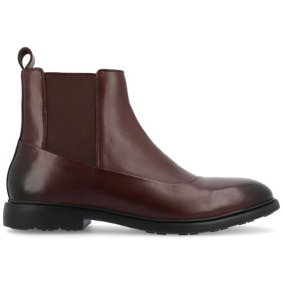 Thomas And Vine Mens Hanford Flat Heel Chelsea Boots