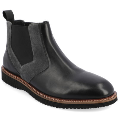 Thomas And Vine Mens Ventura Flat Heel Chelsea Boots