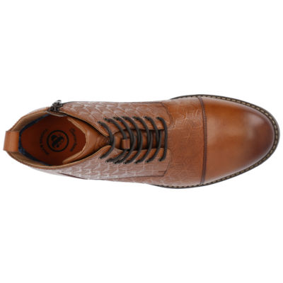 Thomas And Vine Mens Kairo Flat Heel Lace-Up Boots