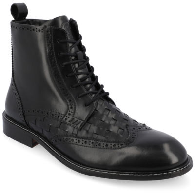 Thomas And Vine Mens Legacy Flat Heel Lace Up Boots