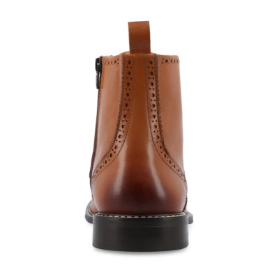 Thomas And Vine Mens Legacy Flat Heel Lace Up Boots