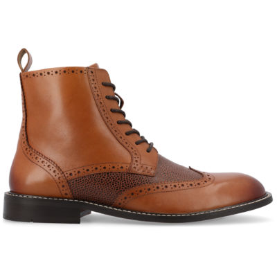 Thomas And Vine Mens Legacy Flat Heel Lace Up Boots