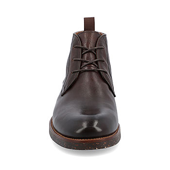 Thomas And Mens Wilcox Flat Heel Chukka Boots, Color: Brown JCPenney