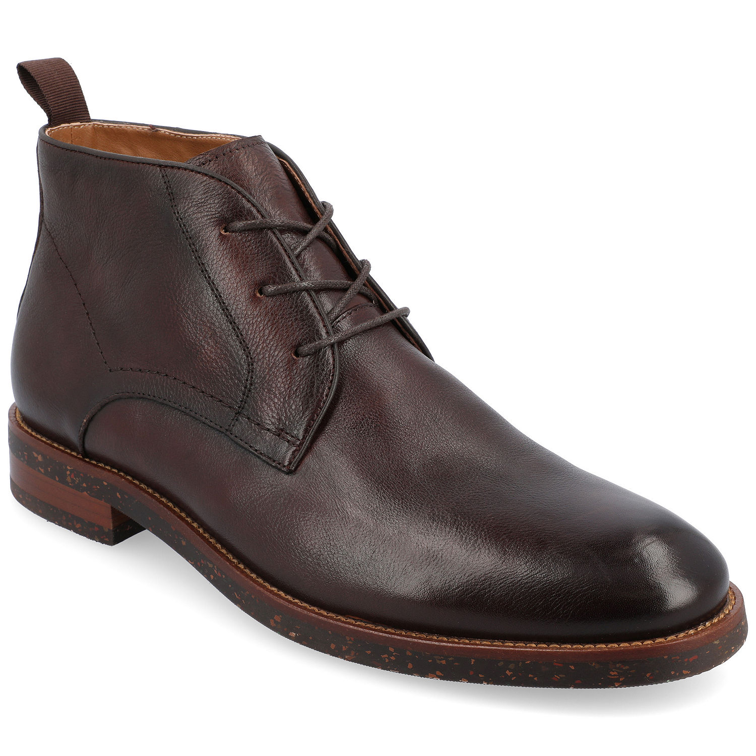 Thomas And Vine Mens Wilcox Flat Heel Chukka Boots, Color: Brown - JCPenney