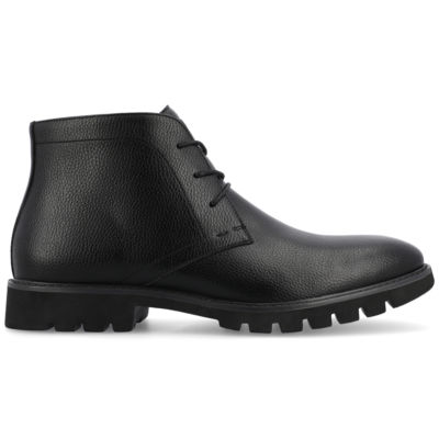 Vance Co Mens Arturo Block Heel Chukka Boots