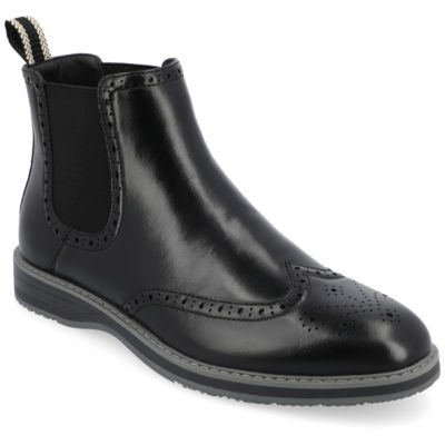 Vance Co Mens Thorpe Flat Heel Chelsea Boots