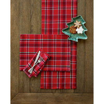 North Pole Trading Co. Fa La La Plaid 2-pc. Kitchen Towel, Color