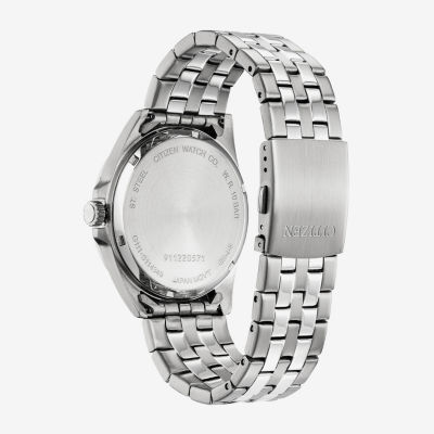 Citizen Quartz Mens Silver Tone Stainless Steel Bracelet Watch Bi5050-54e