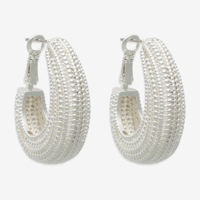 Bold Elements 29.1mm Hoop Earrings