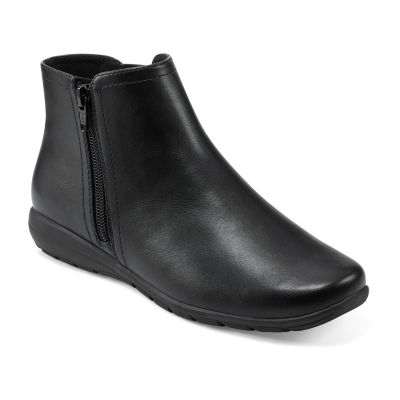 Easy Spirit Womens Alice Flat Heel Booties, Color: Black JCPenney