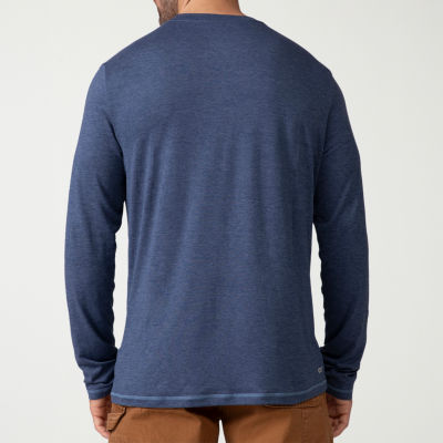 Free Country Mens Crew Neck Long Sleeve T-Shirt