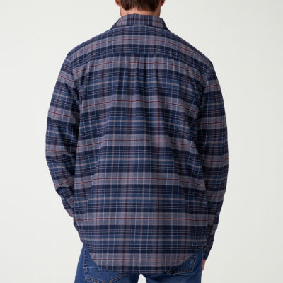 Free Country Mens Regular Fit Long Sleeve Flannel Shirt