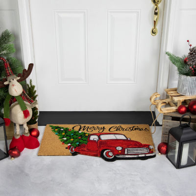 Northlight Vintage Truck Yard Coir Indoor Rectangular Doormat