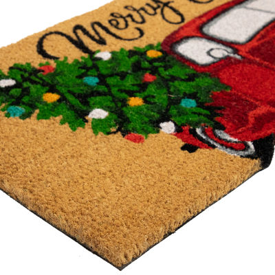 Northlight Vintage Truck Yard Coir Indoor Rectangular Doormat