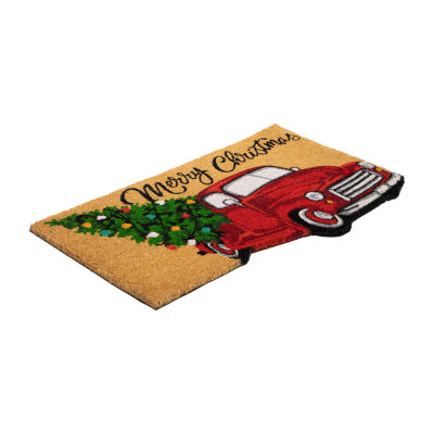 Northlight Vintage Truck Yard Coir Indoor Rectangular Doormat