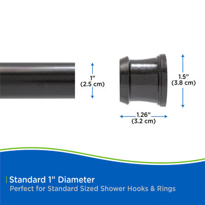 Kenney Adjustable Shower Curtain Rod