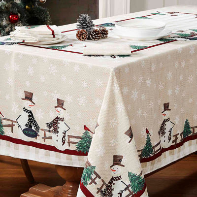 Avanti Country Snowman 52" X 70" Tablecloth