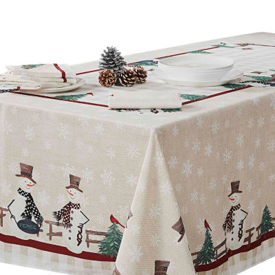 Avanti Country Snowman 52" X 70" Tablecloth