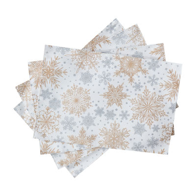 Avanti Snowflakes 4-pc. Placemat