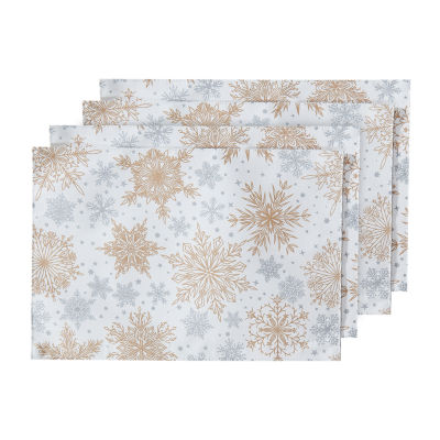 Avanti Snowflakes 4-pc. Placemat
