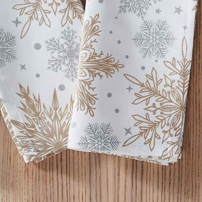 Avanti Snowflakes 4-pc. Napkins