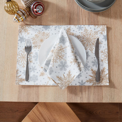 Avanti Snowflakes 4-pc. Napkins